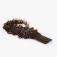Curly Weft Hair - Classic Colors - Brown