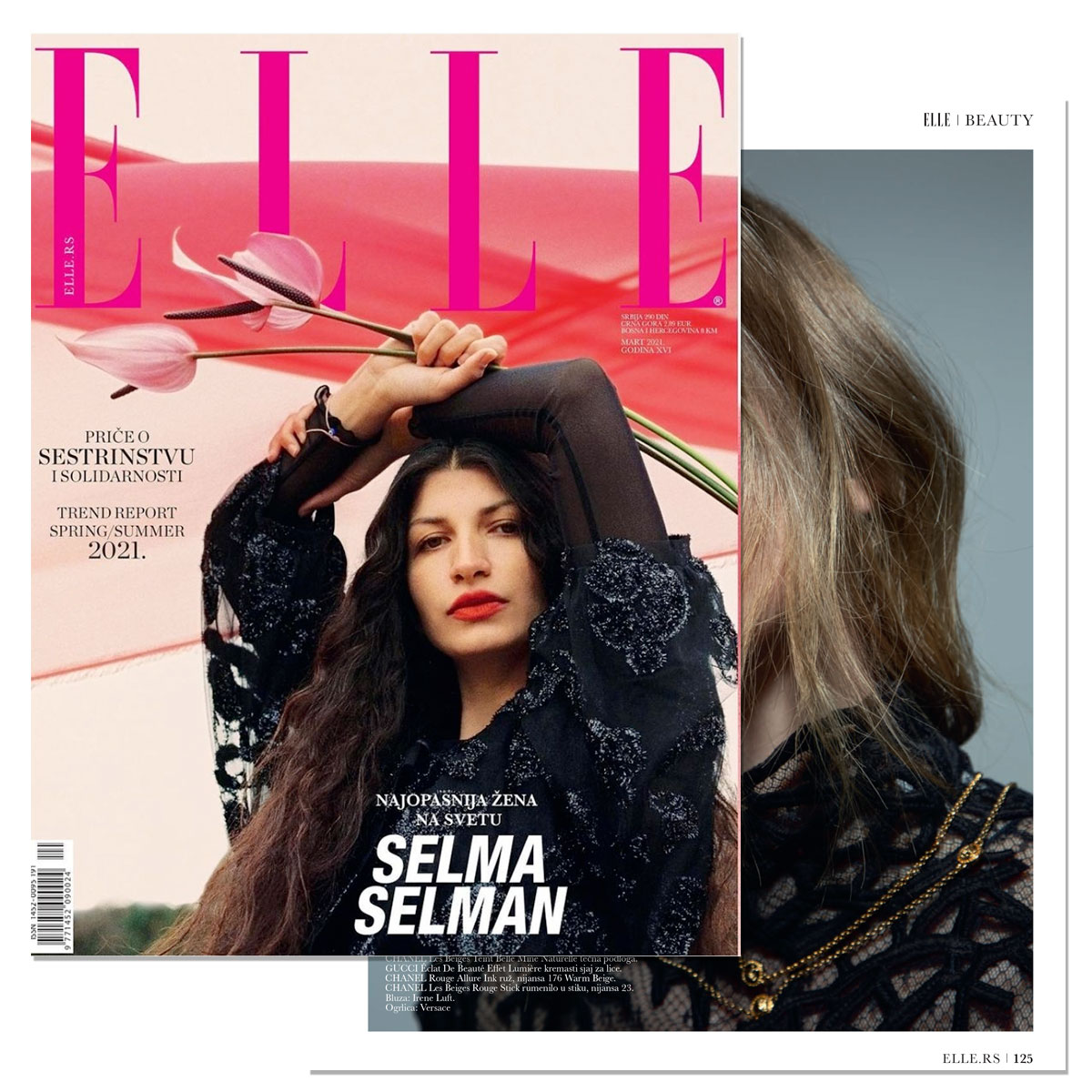 Elle Serbia march 2021 cover