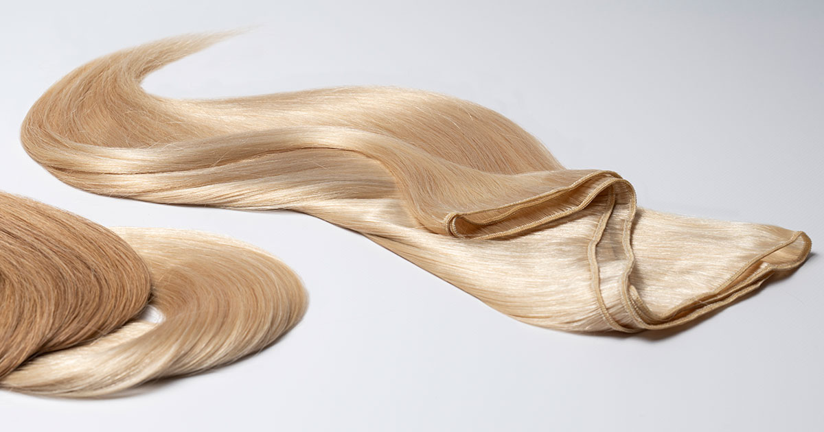 blonde hair extensions with russian hair
