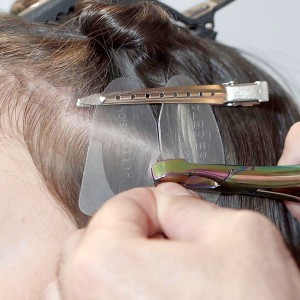 ¿Cómo aplicar extensiones de cabello de fusión caliente con punta de queratina?